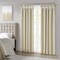 Madison Park Emilia Total Blackout Curtains Faux Silk Window, 50" x 95", Champagne